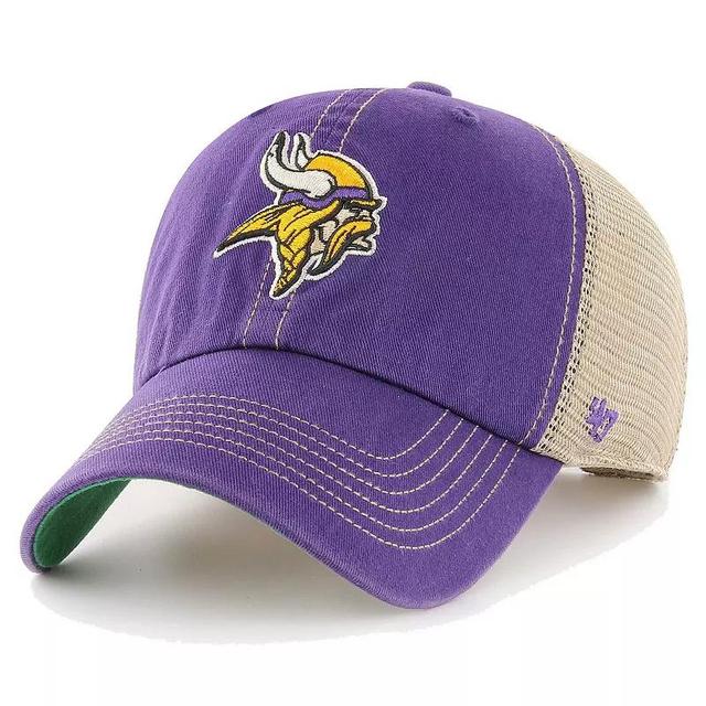 Mens 47 /Natural Minnesota Vikings Trawler Trucker Clean Up Adjustable Hat Product Image