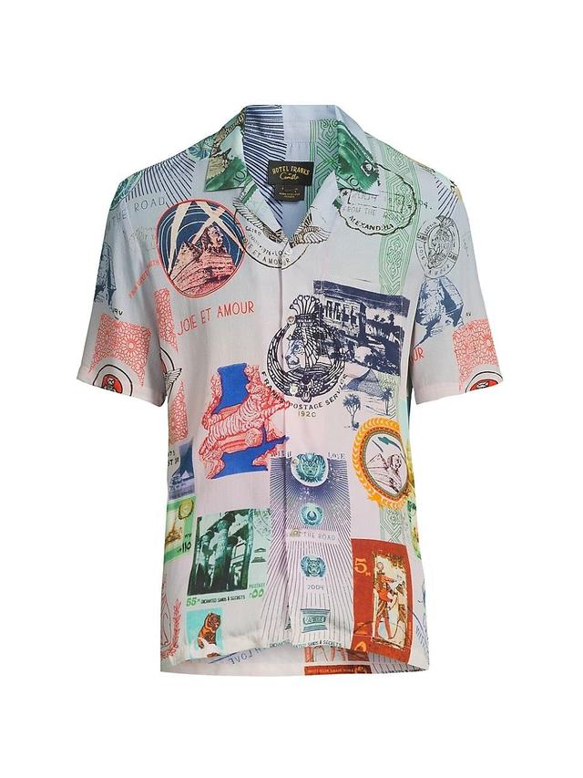 Mens Haute Passport Short-Sleeve Camp Collar Shirt Product Image