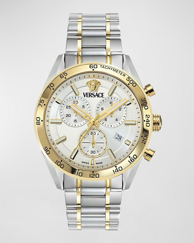 Mens V-Code 41mm Two-Tone Chronograph Watch Product Image