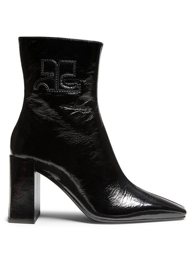 Womens Heritage Leather Ankle Boots Product Image