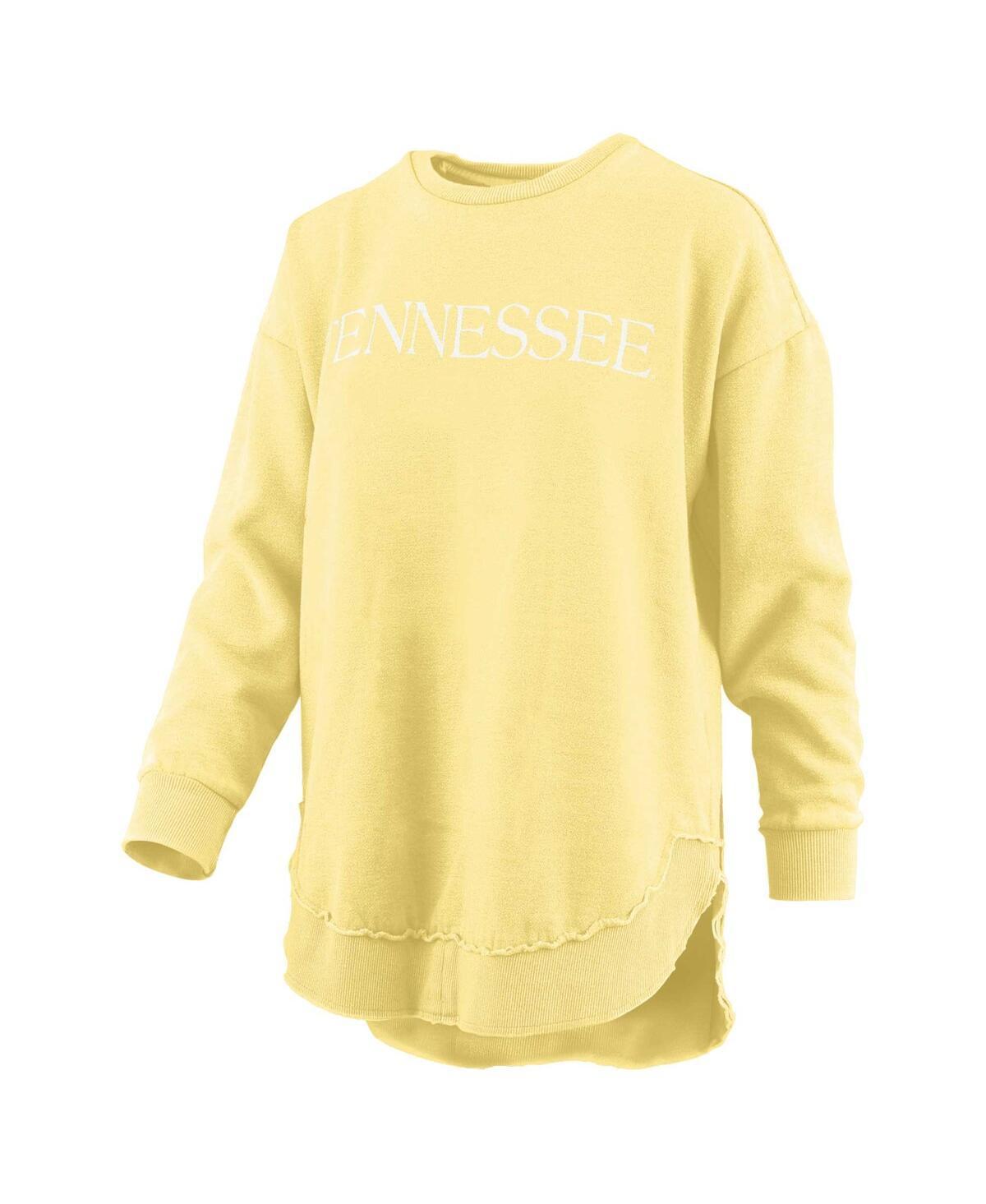 Womens Pressbox Tennessee Volunteers Seaside Springtime Vintage Poncho Pullover Sweatshirt Product Image