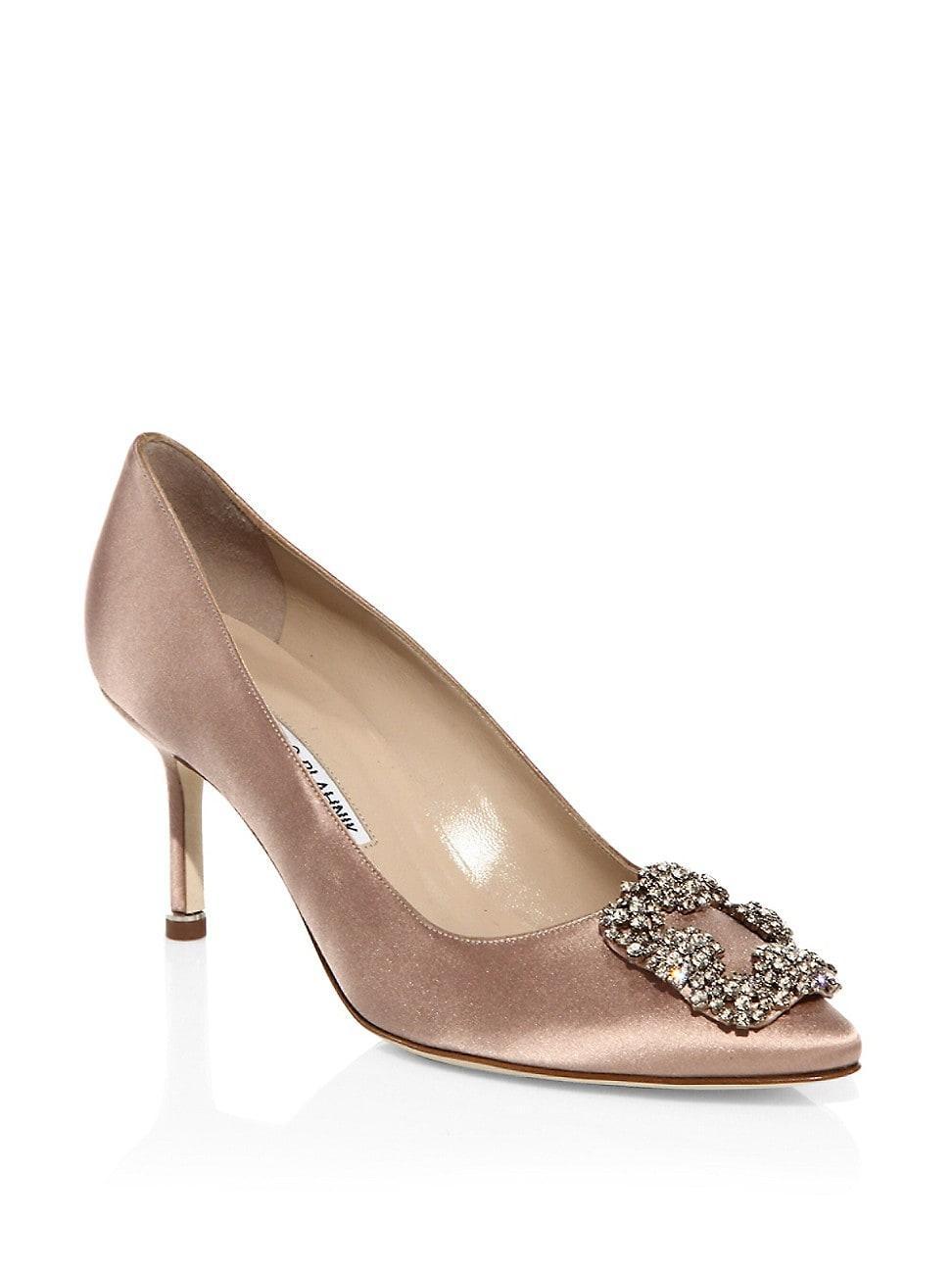 Womens Hangisi 70 Embellished Buckle Pumps Product Image