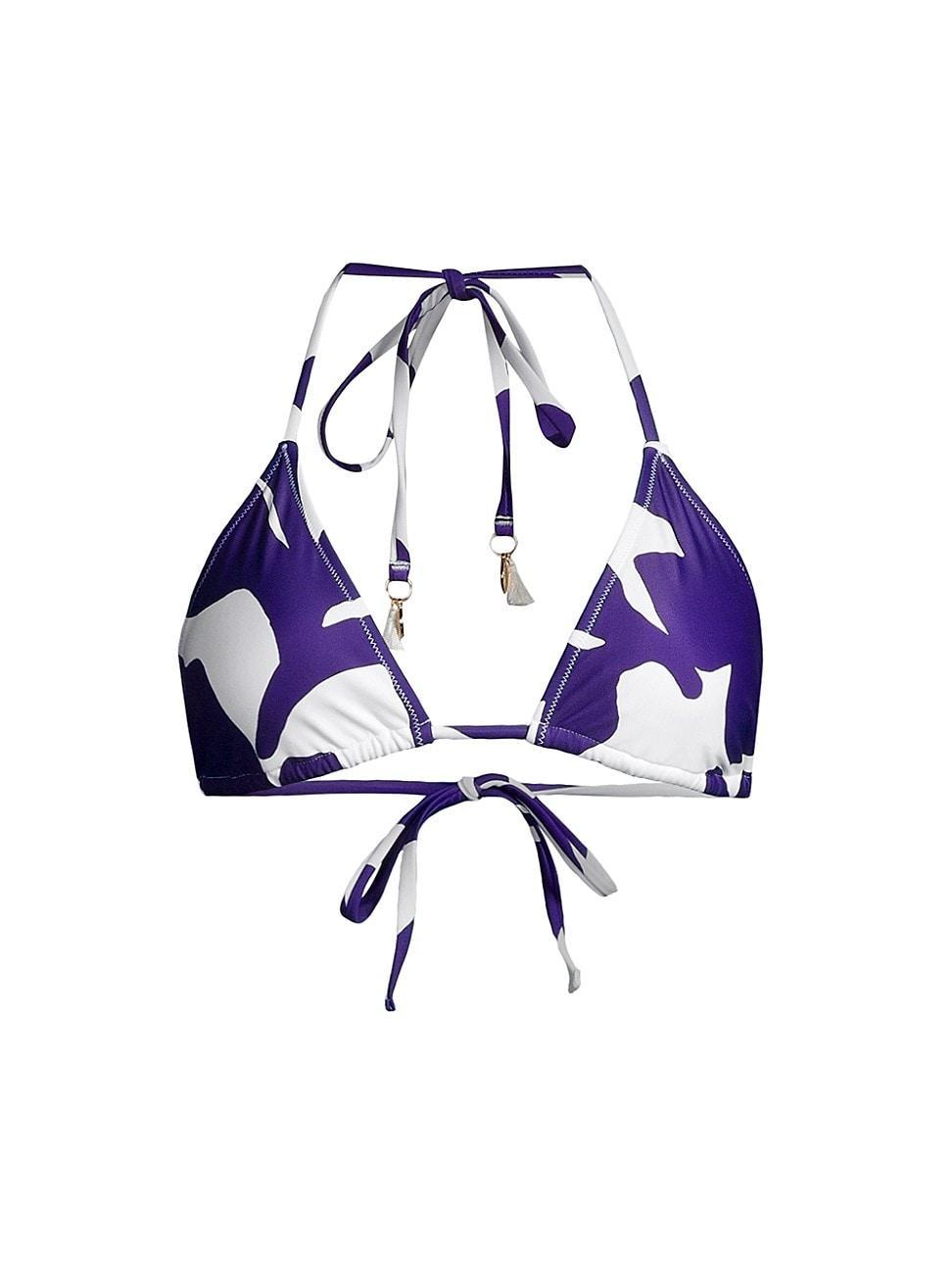 Womens Grand Foliage Triangle Bikini Top Product Image