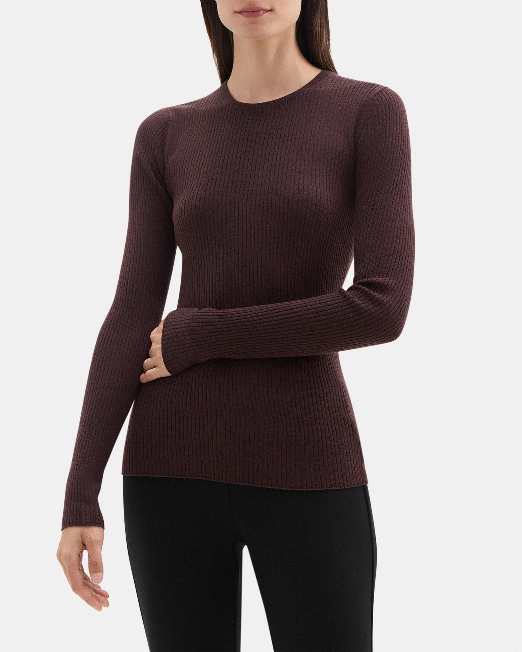 Slim-Fit Sweater in Fine Merino Wool Product Image