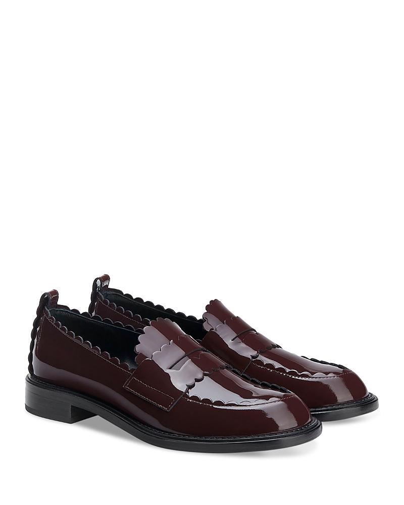 Womens Janise Patent Leather Penny Loafers Product Image