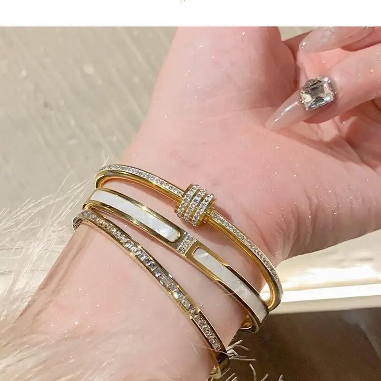 Gold Bangle Bracelets Product Image