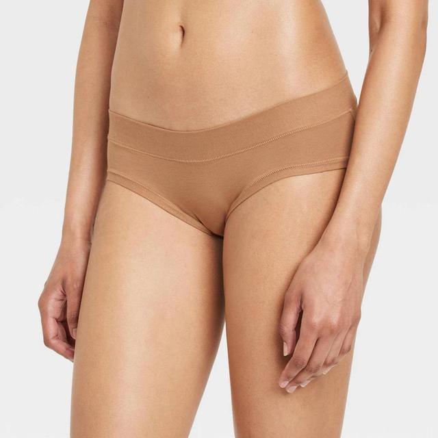 Womens Cotton Comfort Hipster Underwear - Auden Toffee Crunch XL Product Image