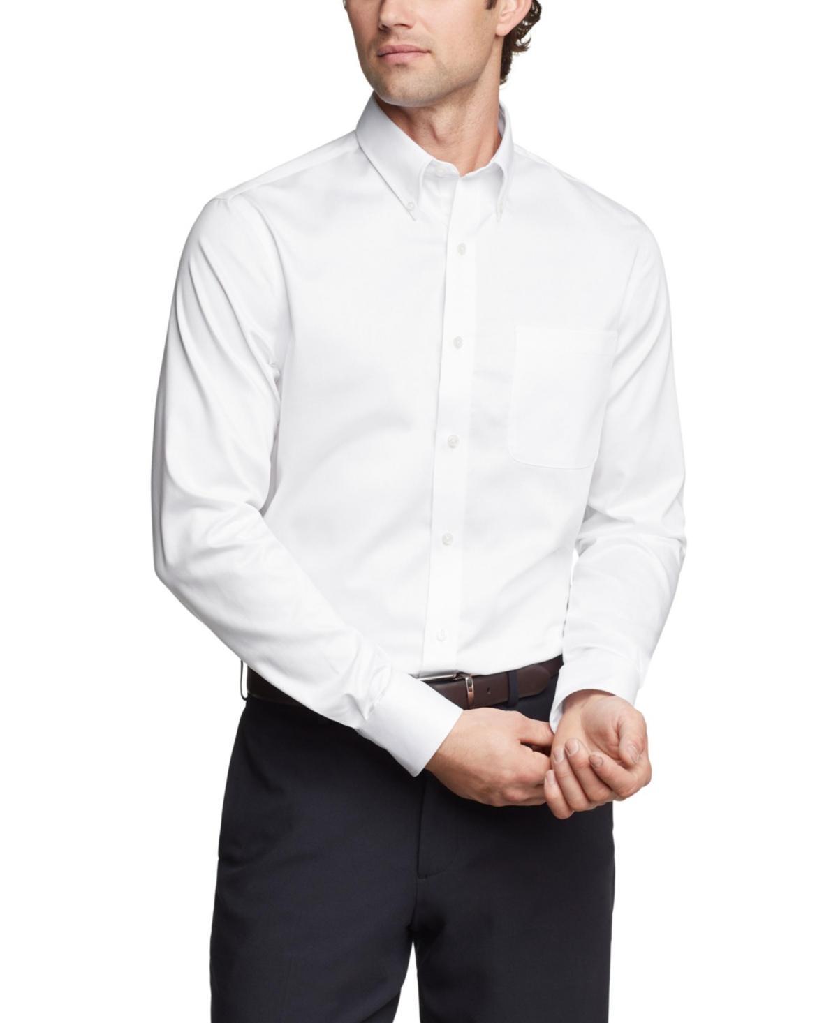 Men's TH Flex Regular Fit Wrinkle Resistant Stretch Twill Dress Shirt Product Image