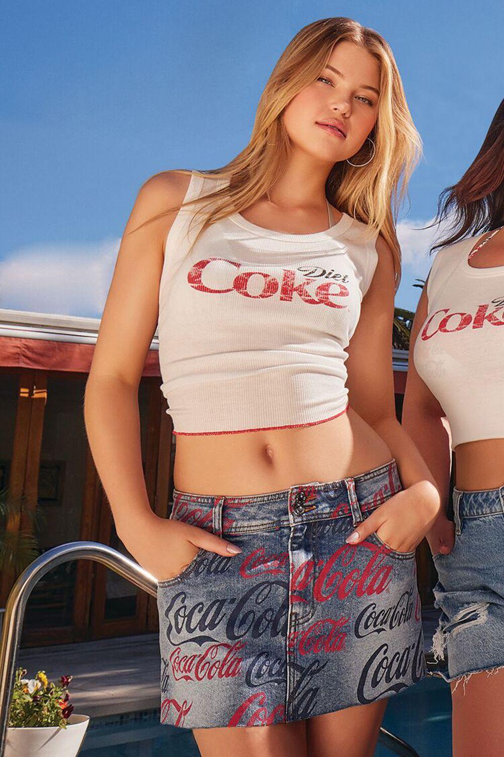 Coca-Cola Mini Denim Skirt | Forever 21 product image