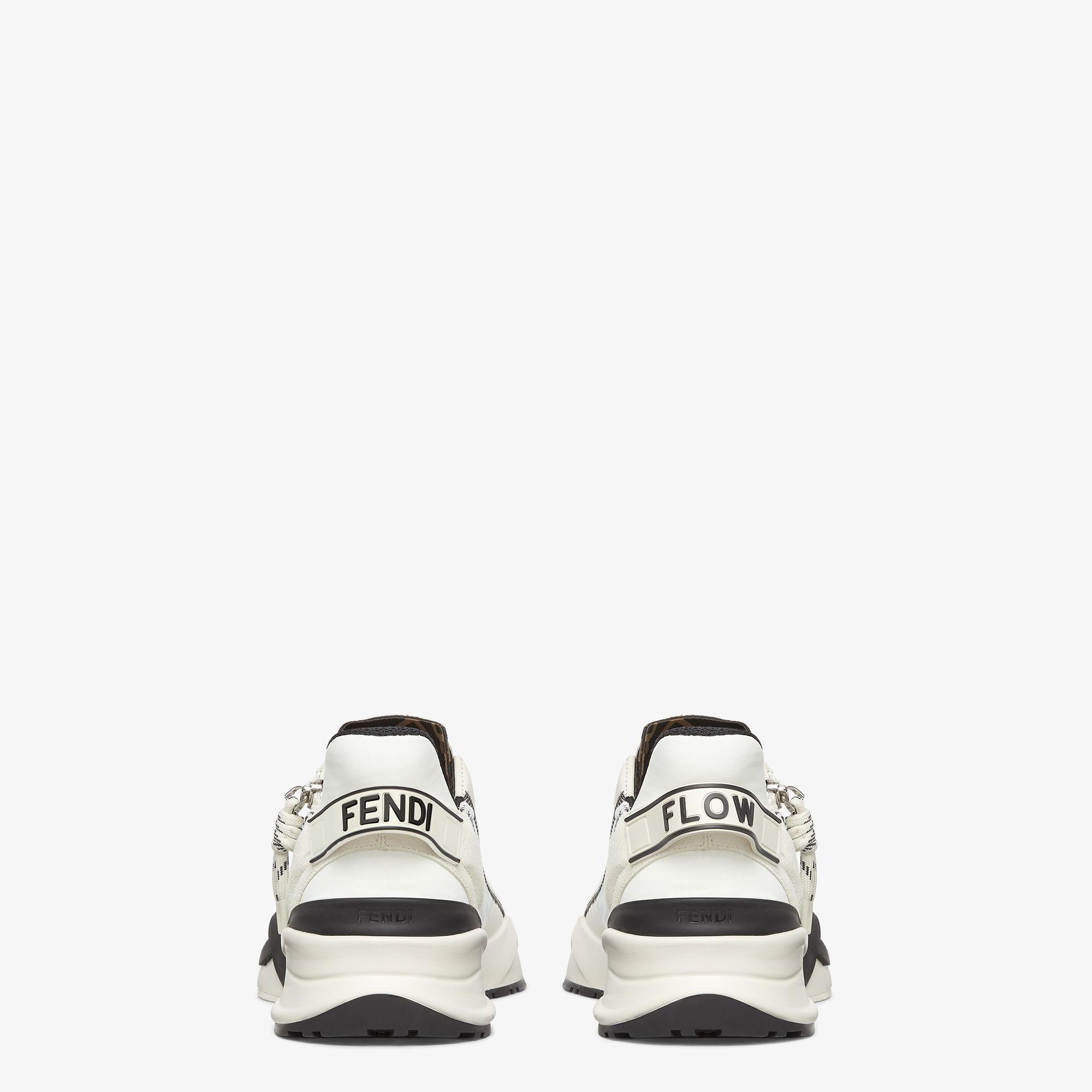 Fendi Flow SneakersWhite FF Lycra® running shoe Product Image