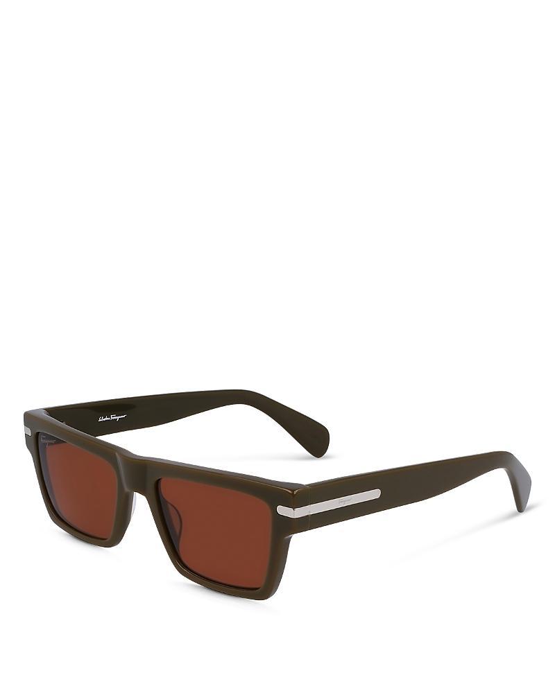 Mens Classic Logo Rectangle Acetate Sunglasses Product Image