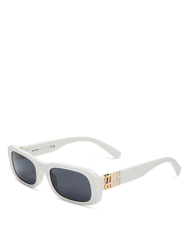 Womens 53MM Rectangular Sunglasses Product Image