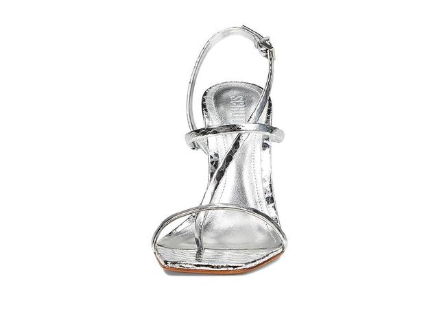 Schutz Heloise High (Prata) Women's Sandals Product Image