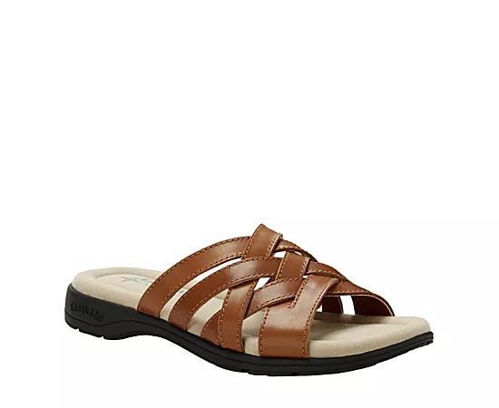 Eastland Hazel Womens Leather Slide Sandals Product Image