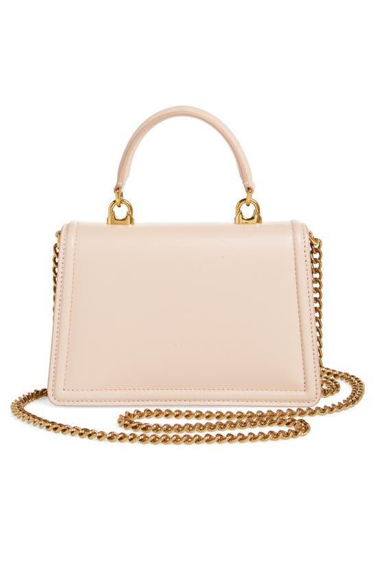 Leather Crossbody Bag In Powder Pink Product Image