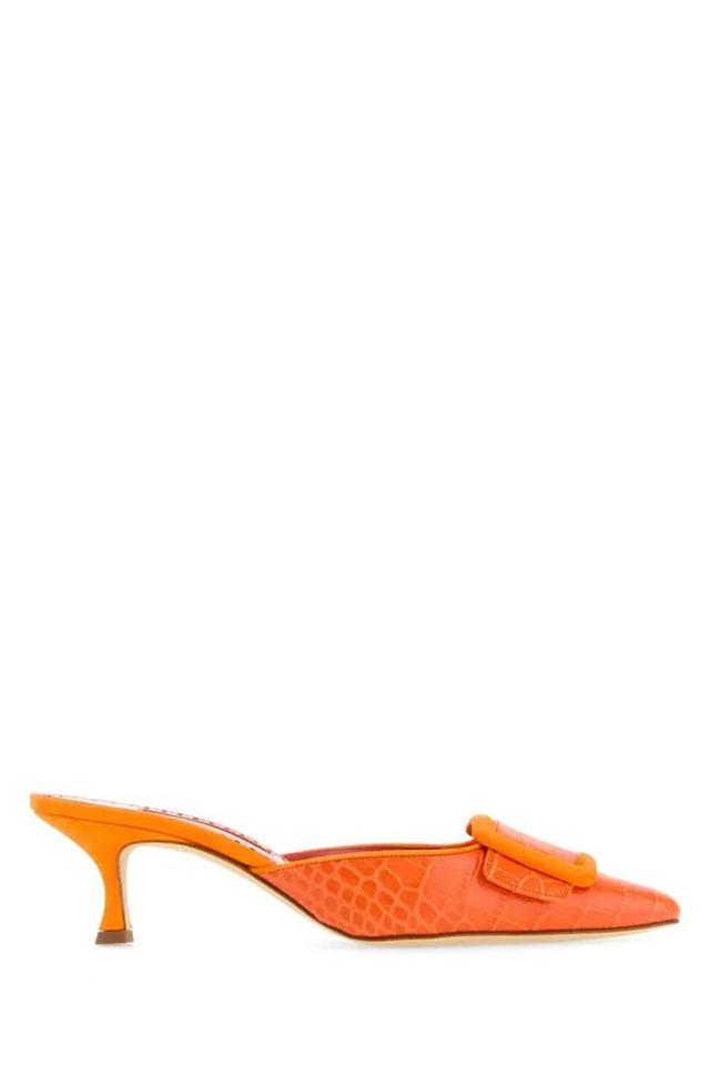 Heeled Shoes In Orange Product Image