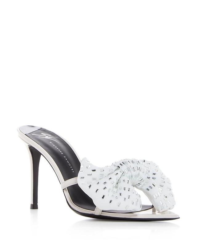 Giuseppe Zanotti Womens Intrigio Bow Embellished High Heel Sandals Product Image