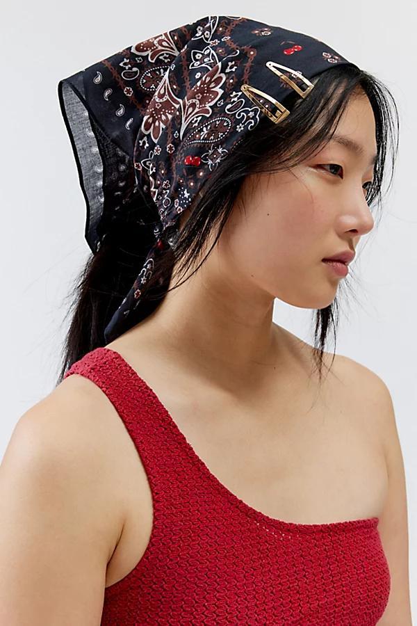 Cherry Print Bandana Womens at Urban Outfitters Product Image