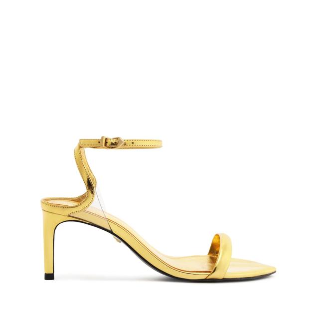 Skye Mid Stiletto Specchio Leather Sandal Female Product Image