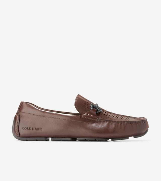 Cole Haan Mens Grand Laser Bit Driver Shoes - Brown Size 7.5 Product Image