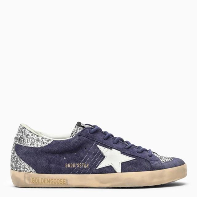 Super-star Blue/silver Trainer In Navy Product Image