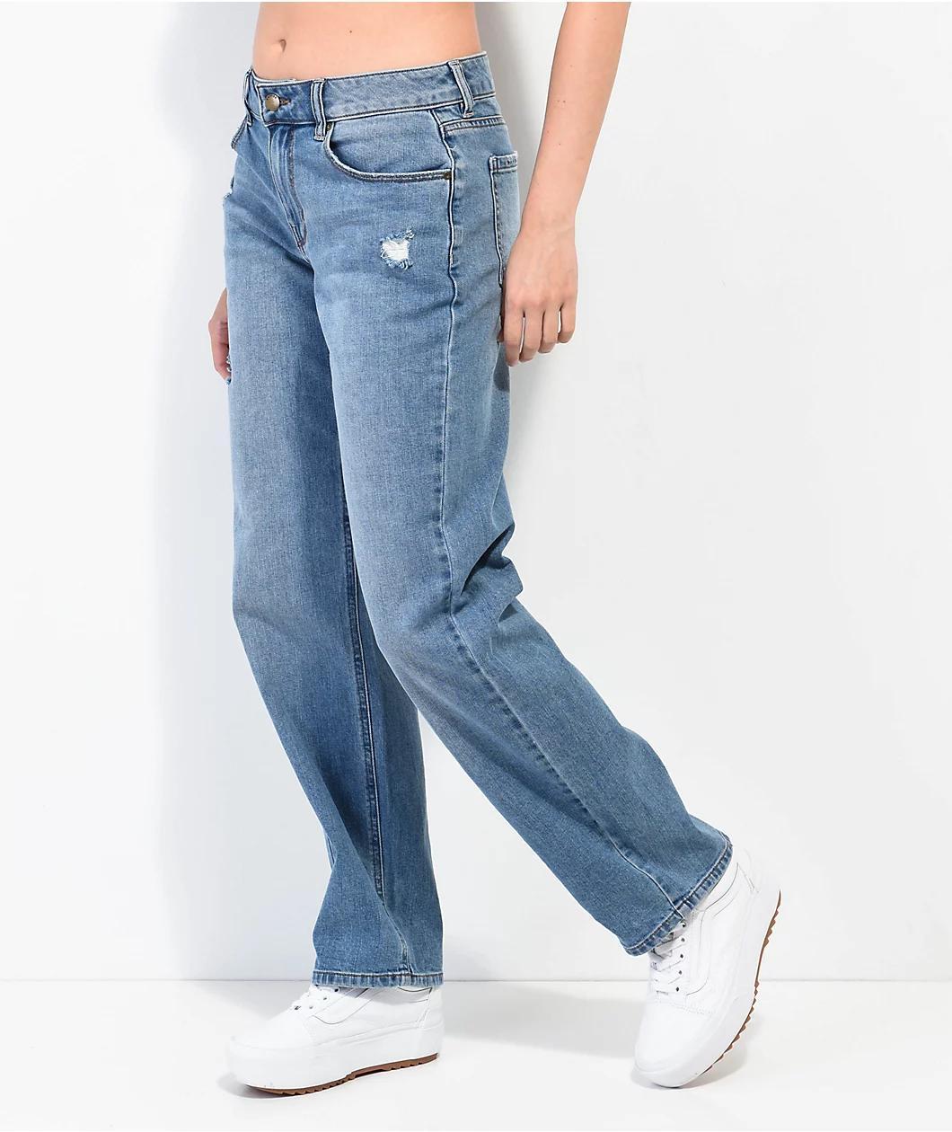 Empyre Tara Low Rise Denim Skate Jeans Product Image