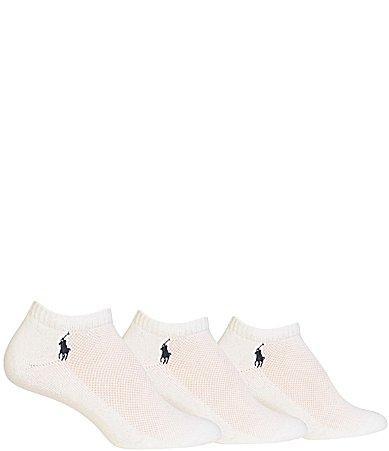 Polo Ralph Lauren Womens Cushioned Mesh-Top Sport Socks 3 Pack product image