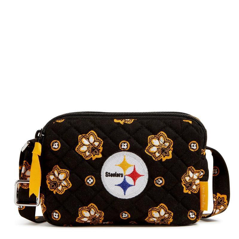 Vera Bradley NFL RFID Small Stadium Crossbody Bag Women in Pittsburgh Steelers Bandana Product Image