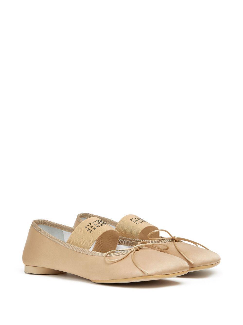 Atomic satin ballerina shoes Product Image