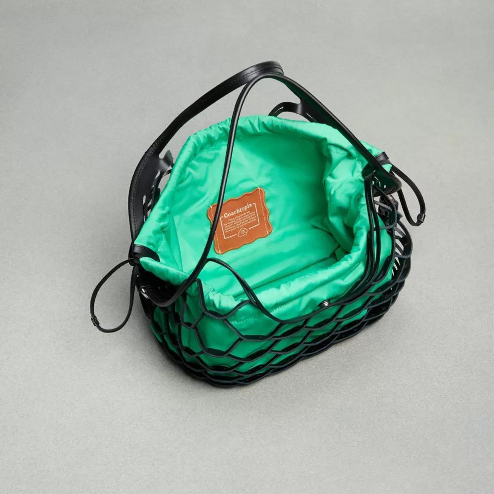 Basket Bag In Regenerative Leather Product Image