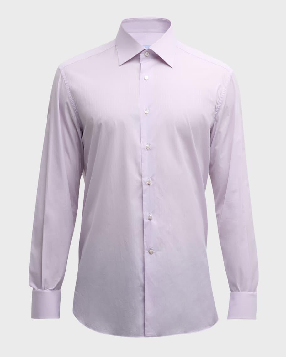 Men's Giza Egyptian Cotton Stripe Dress Shirt Product Image