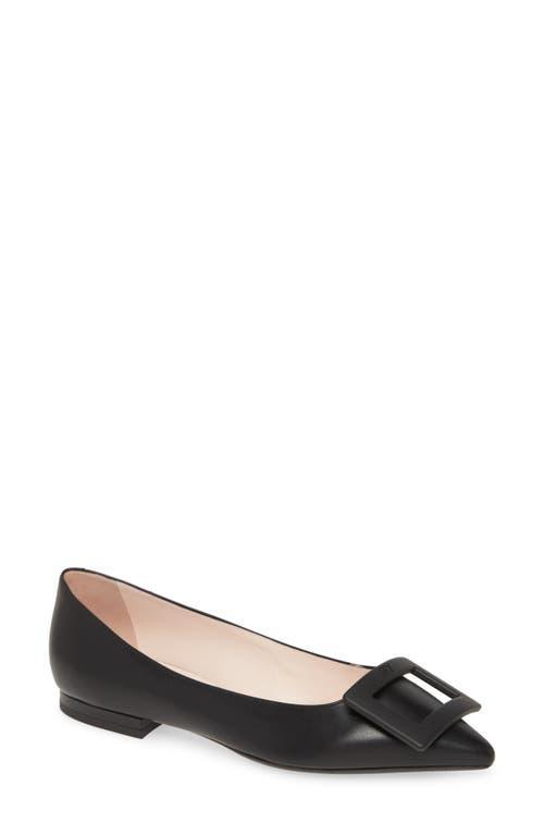 Roger Vivier Gommettine Buckle Pointed Toe Flat Product Image