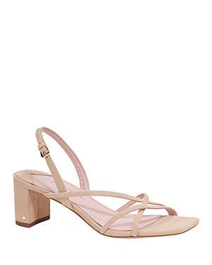 kate spade new york Womens Renee Square Toe Block Heel Sandals Product Image