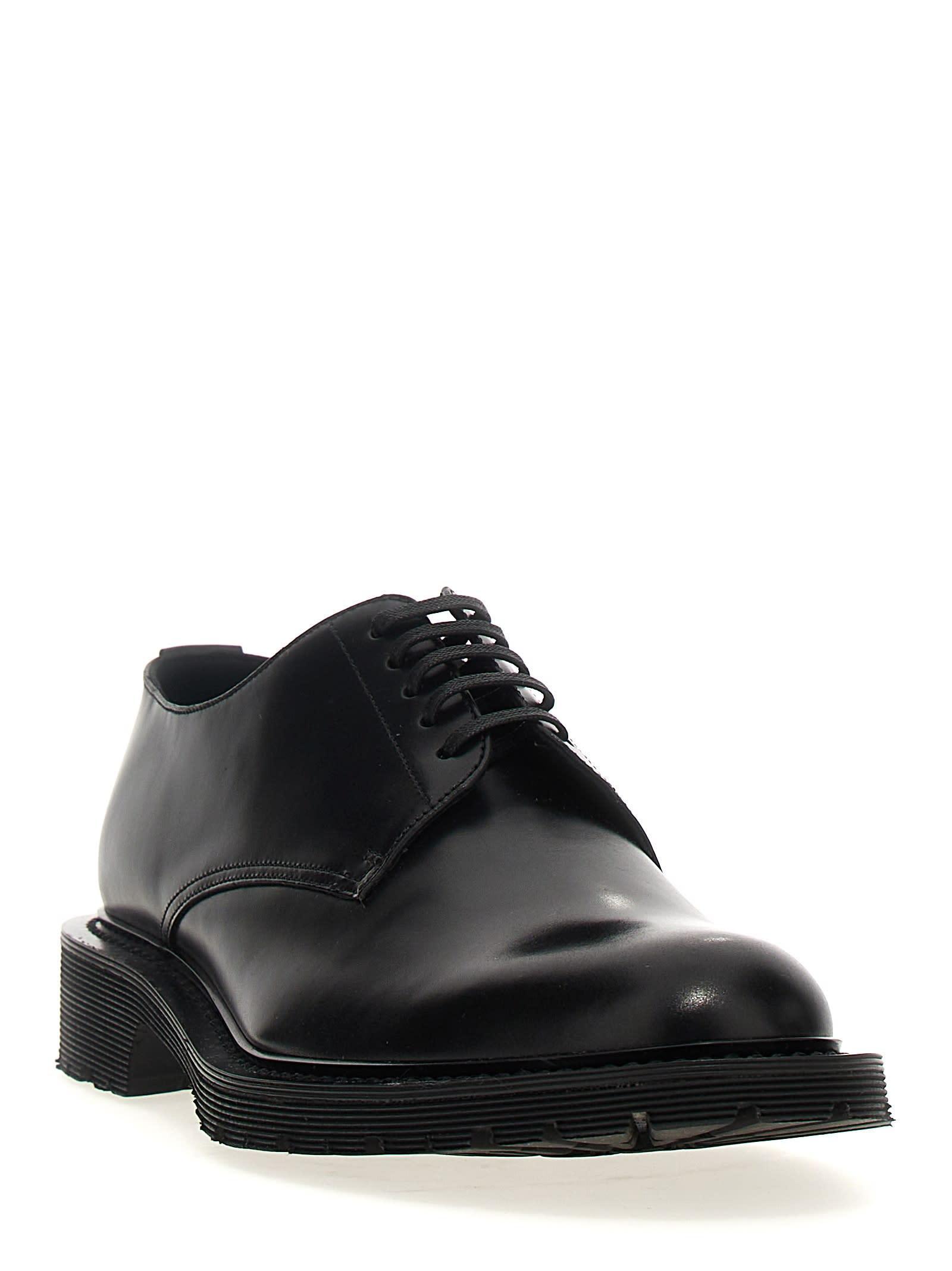 SAINT LAURENT Army Leather Derby Shoes In Black Product Image