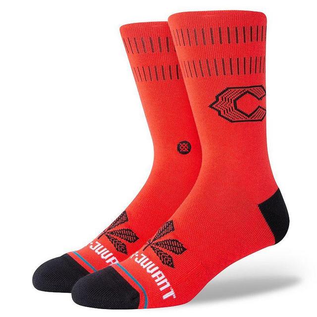 Male Stance Red Cincinnati Reds 2023 MLB City Connect Crew Socks, Mens Product Image