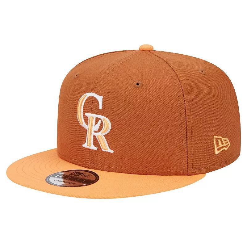 Mens New Era Colorado Rockies Spring Color Two-Tone 9FIFTY Snapback Hat Product Image