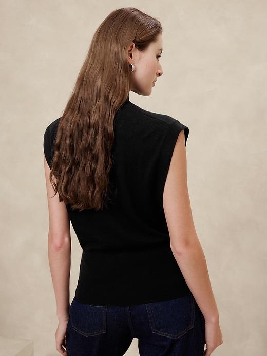 Merino Wool Mock-Neck Sweater Product Image