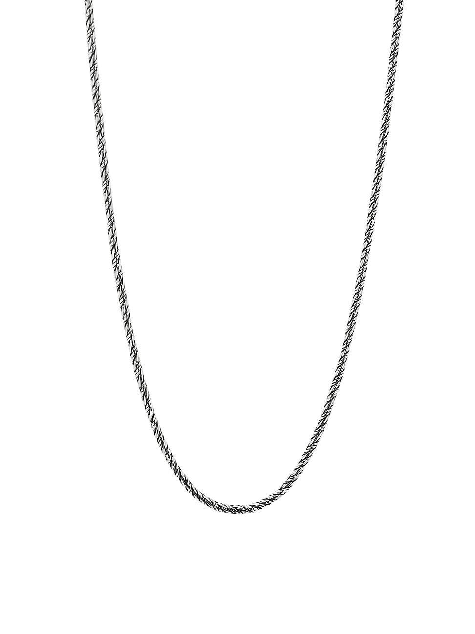 Womens Sterling Silver Snake Chain Necklace Product Image