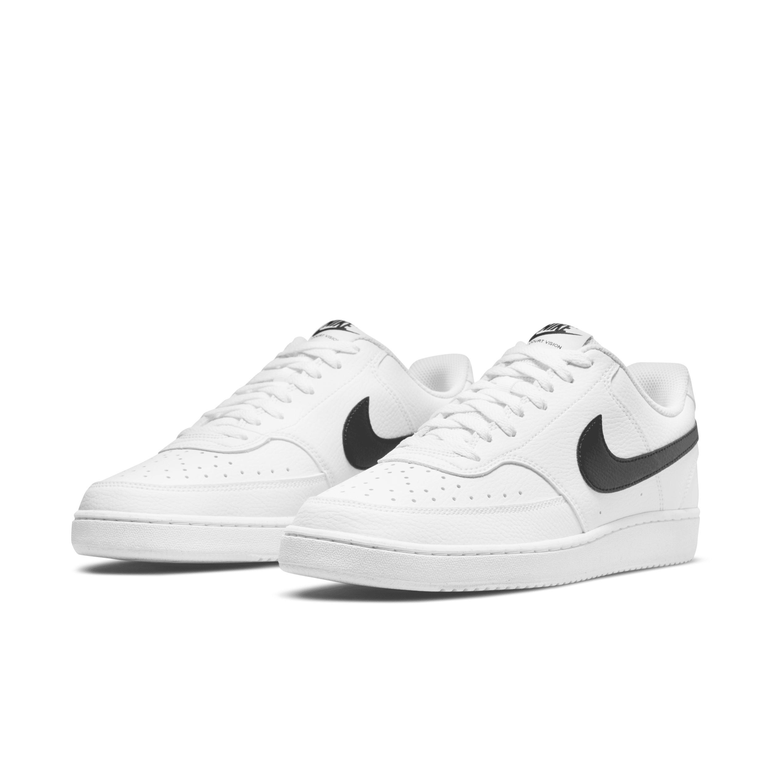 Nike Mens Nike Court Vision - Mens Shoes White/Black Product Image