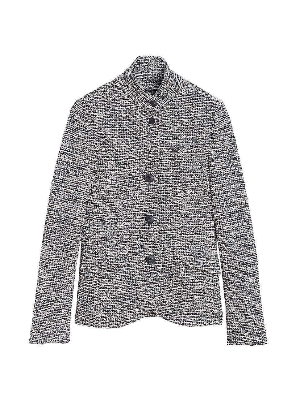 Womens Slade Italian Tweed Blazer Product Image