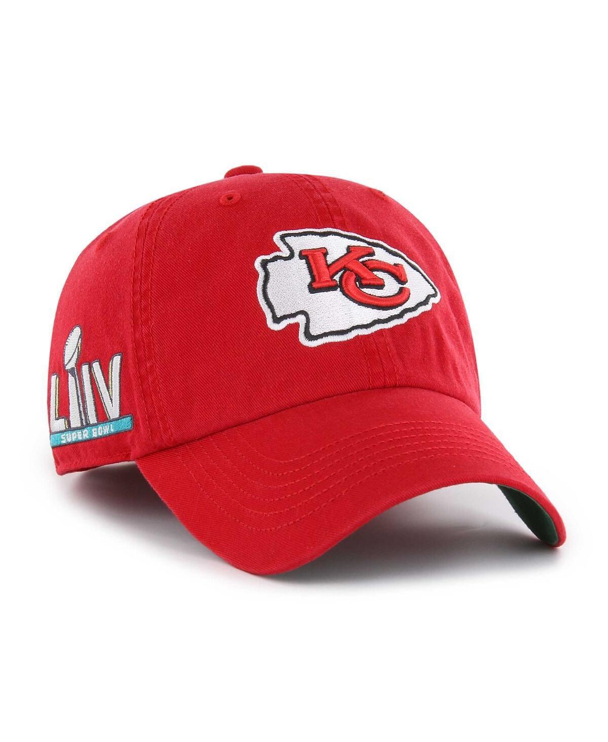 Mens 47 Brand Red Kansas City Chiefs Sure Shot Franchise Fitted Hat Product Image