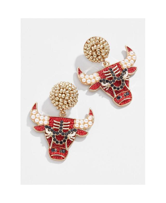 Womens Baublebar Chicago Bulls Statement Stud Earrings Product Image