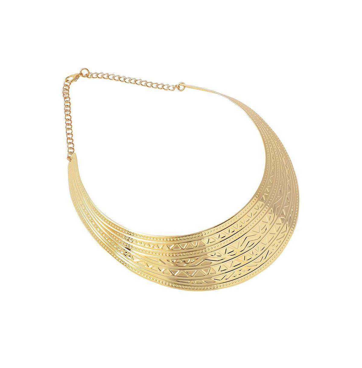 Sohi Womens Textured Statement Necklace Product Image