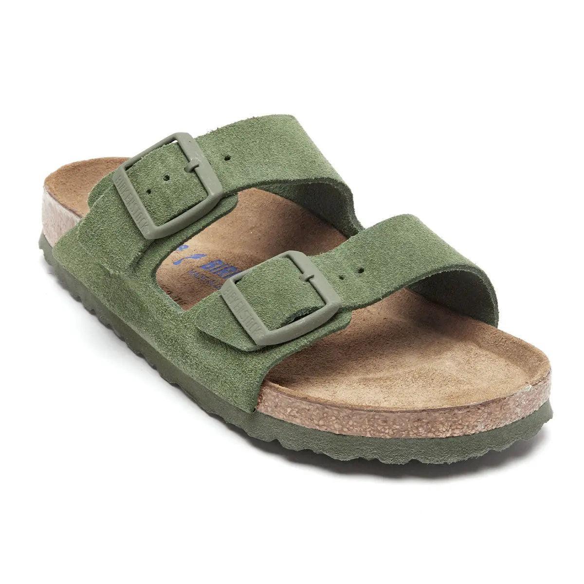 Birkenstock Arizona Soft Footbed Suede Leather Sandals Female Product Image