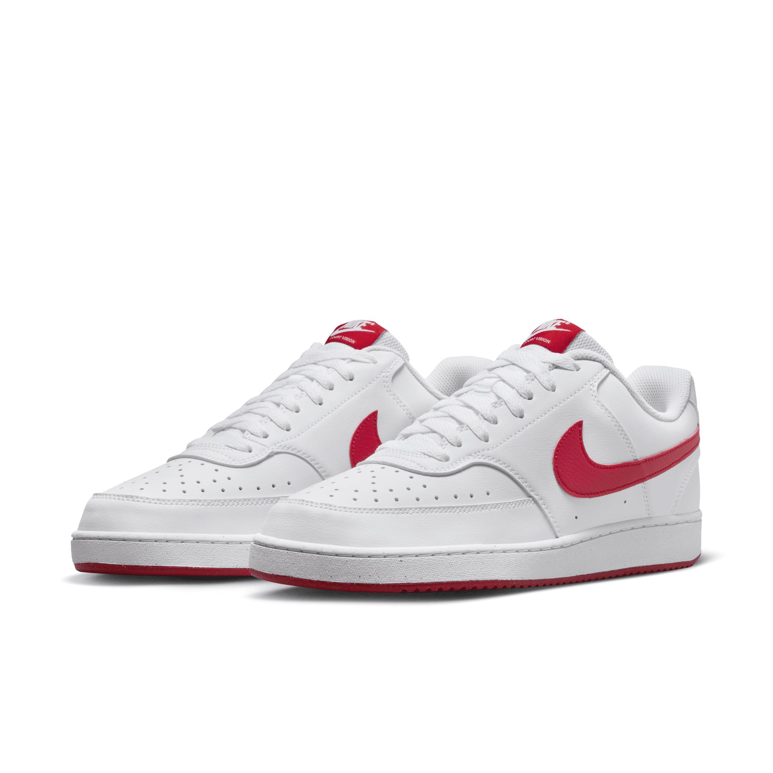 Nike Mens Court Vision Low Next Nature Casual Sneakers from Finish Line - White Product Image