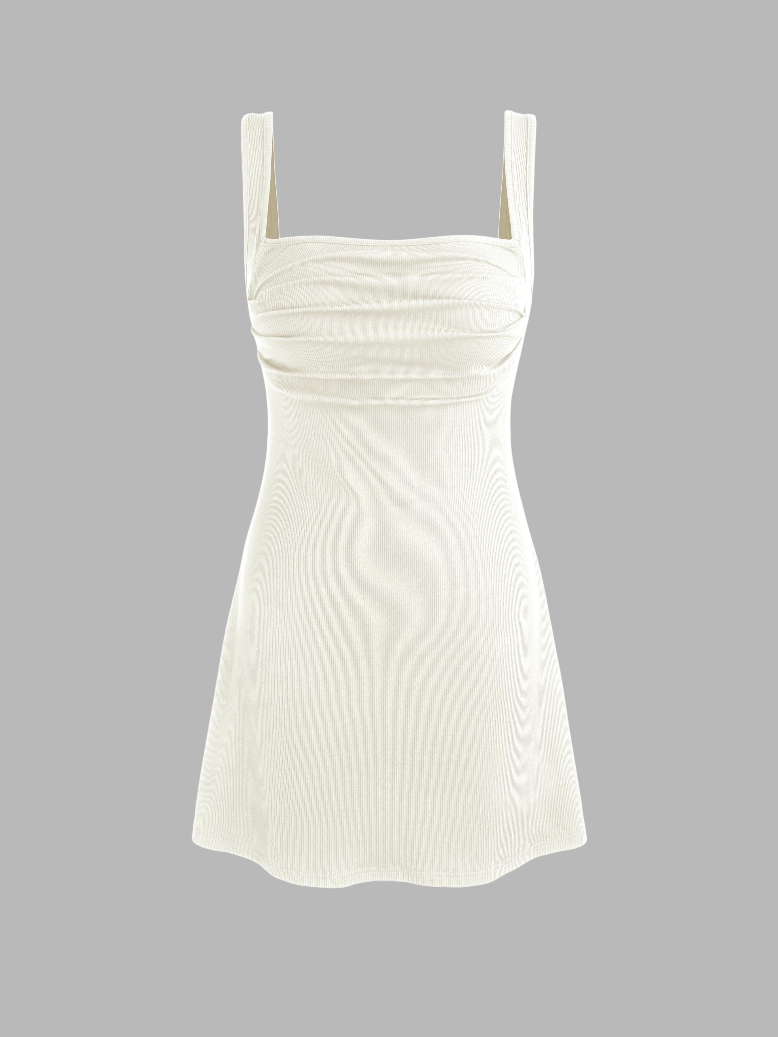 Ruched Square Neck Mini Dress product image