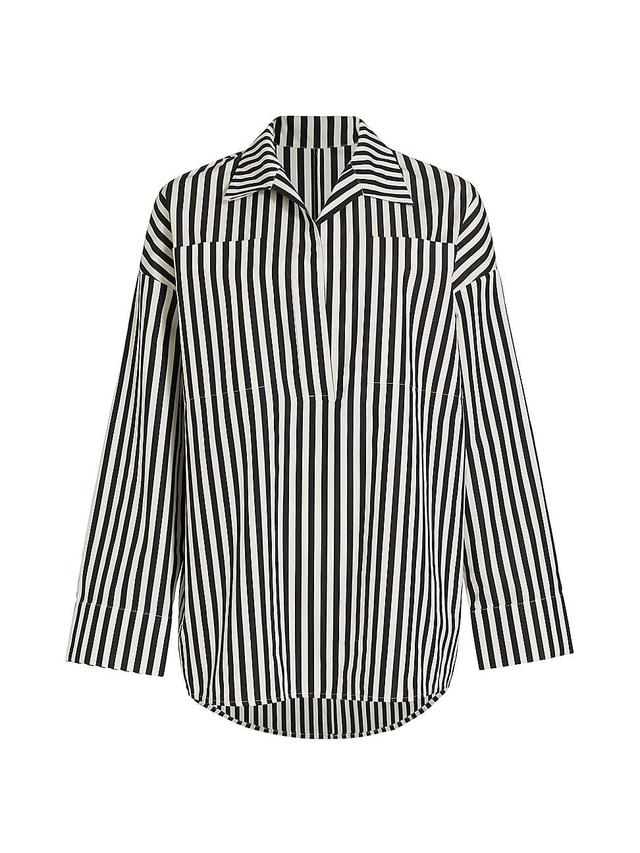 Womens James Boxy Striped Blouse Product Image