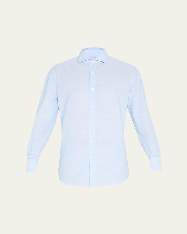 Mens Cotton Oxford Sport Shirt Product Image