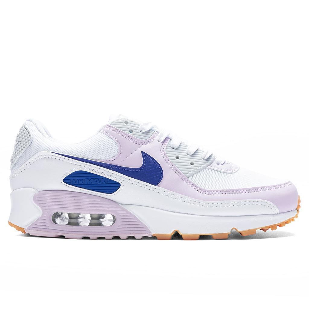 Women's Air Max 90 - White/Lapis/Pure Platinum Female Product Image