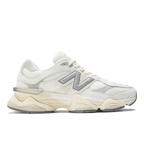 New Balance Mens New Balance 9060 - Mens Running Shoes White/Grey/Beige Product Image